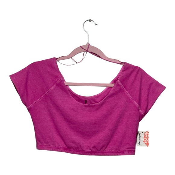 FP Movement by Free People Tops - FP Movement Pink Cap Sleeve Crop Tank Top Large